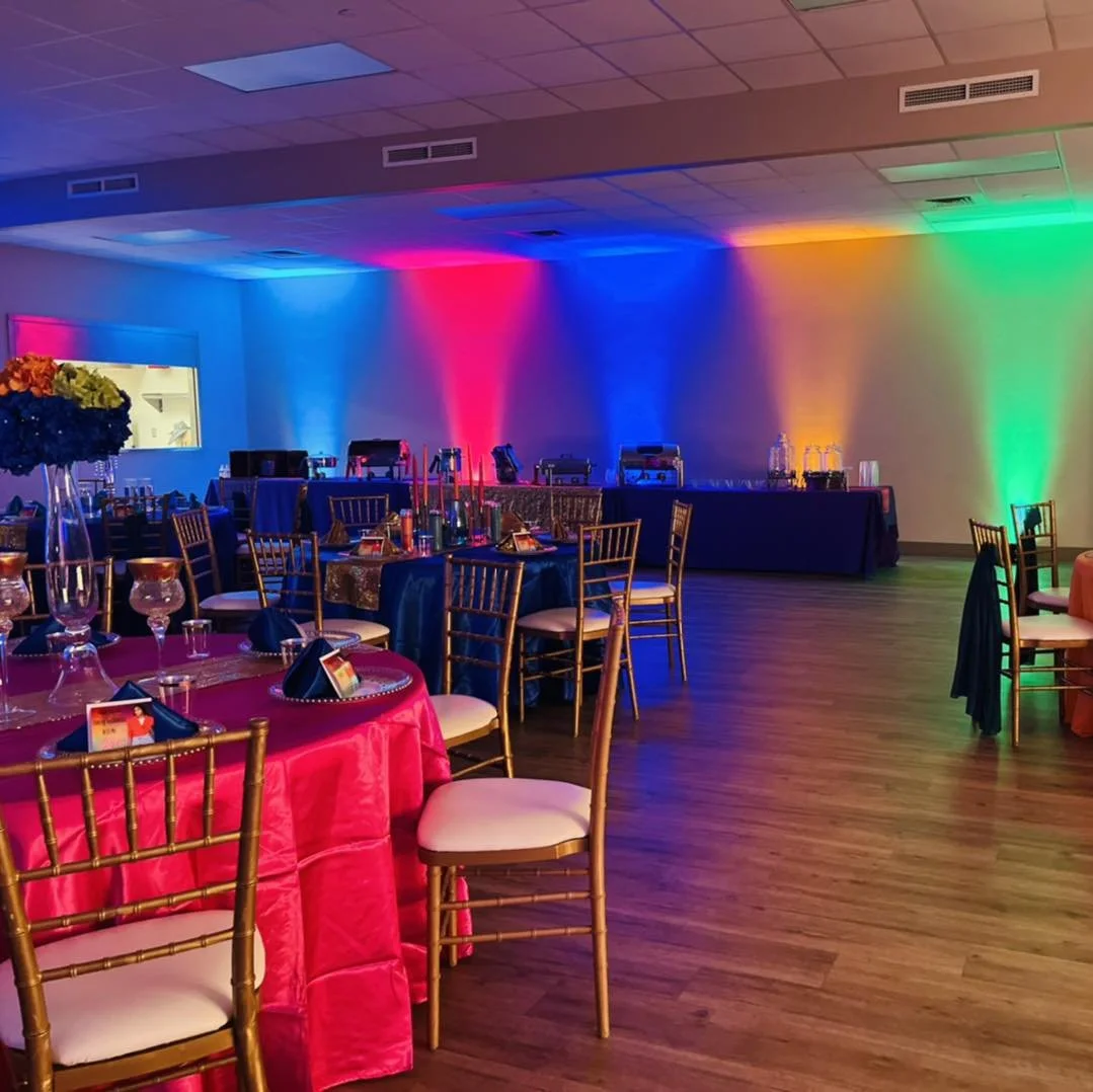 Corporate Events — Company celebration with uplighting