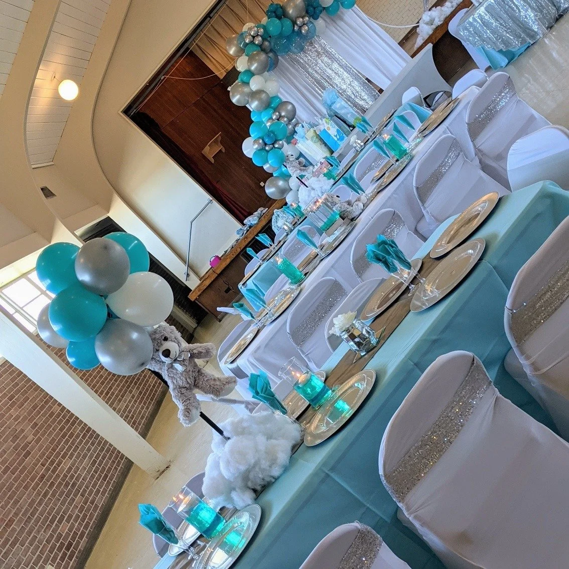 Blue Baby Celebration — baby shower by The Party Box & Co.