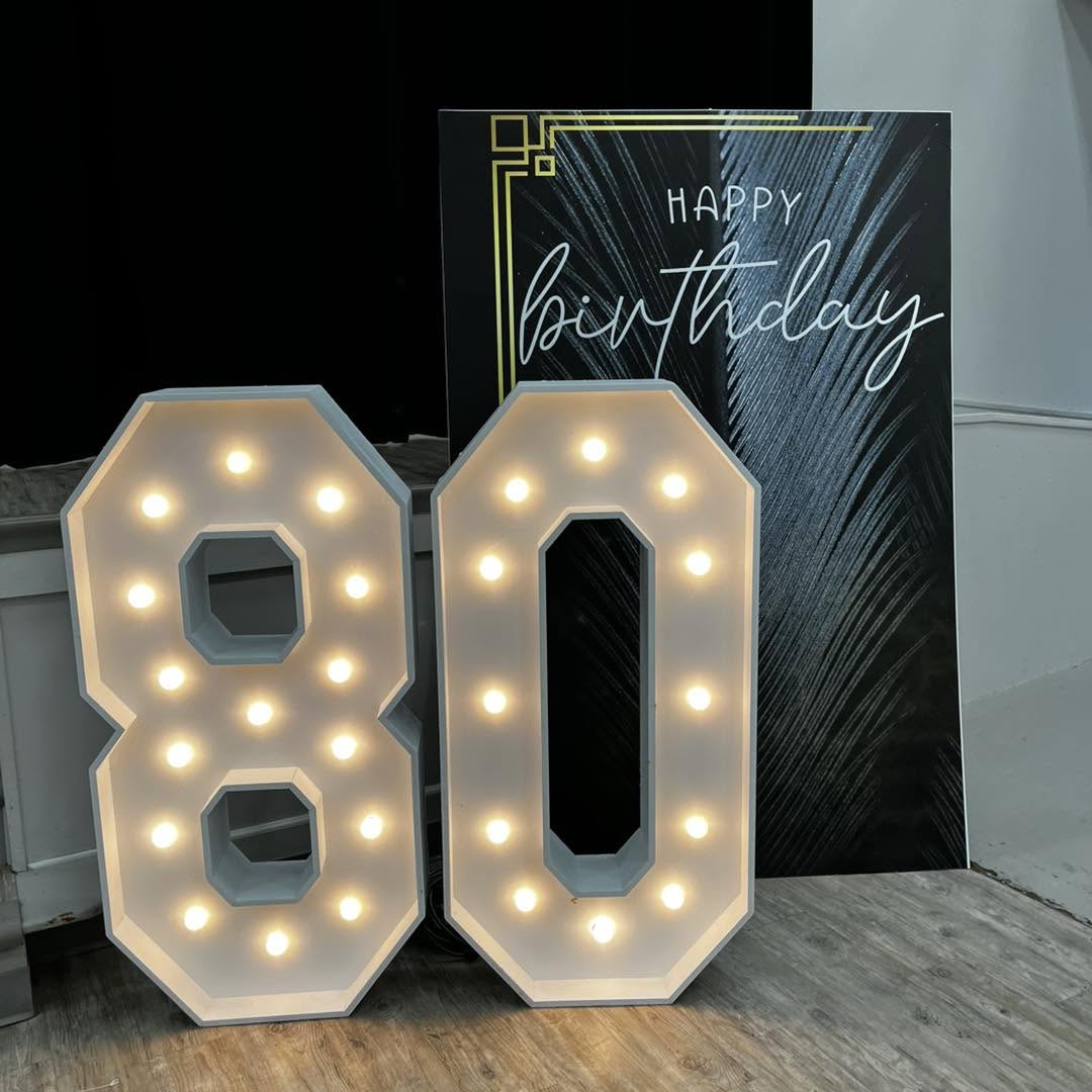 Marquee 80 for a milestone birthday