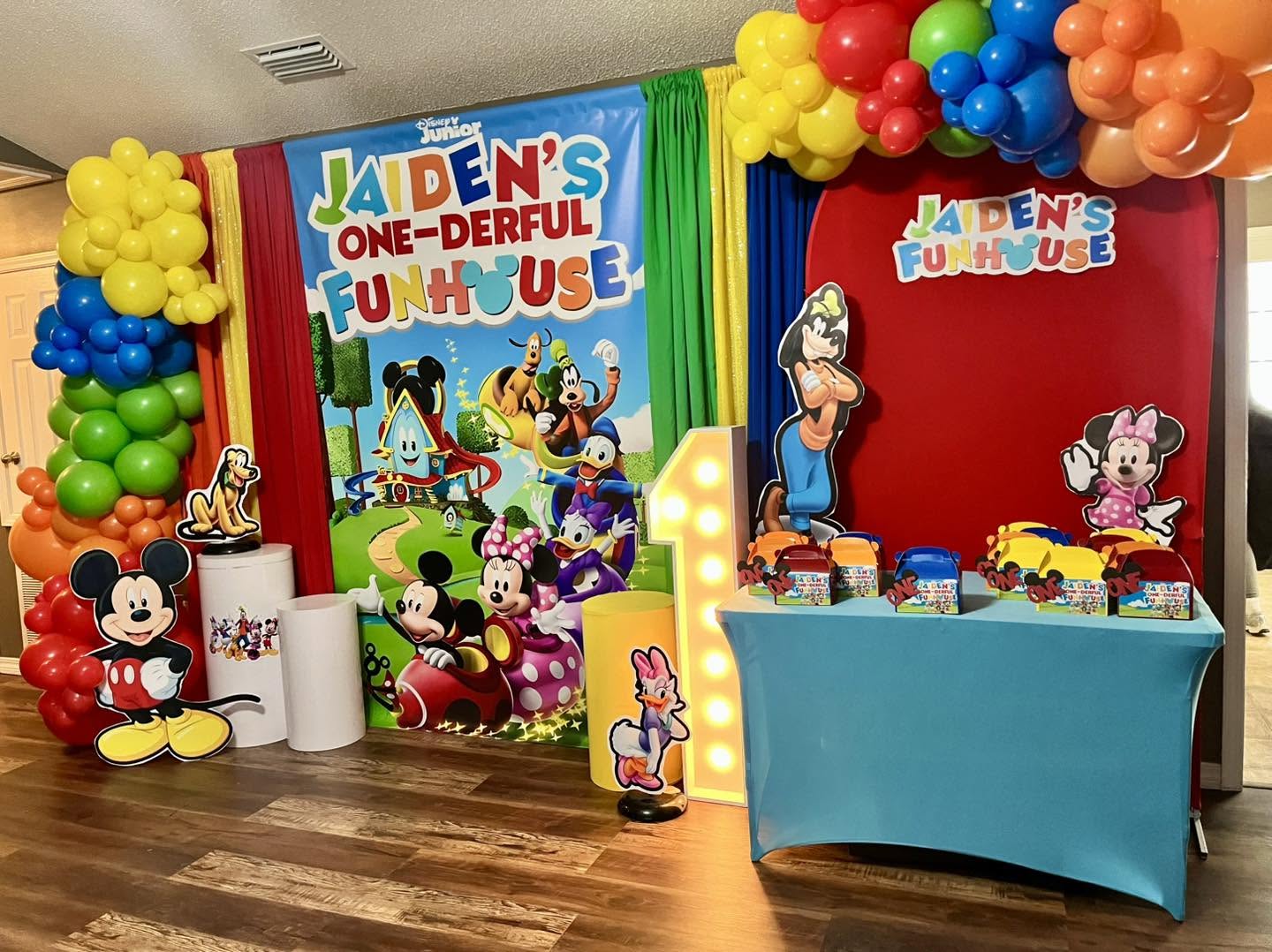 Colorful children's birthday party styled by The Party Box & Co.
