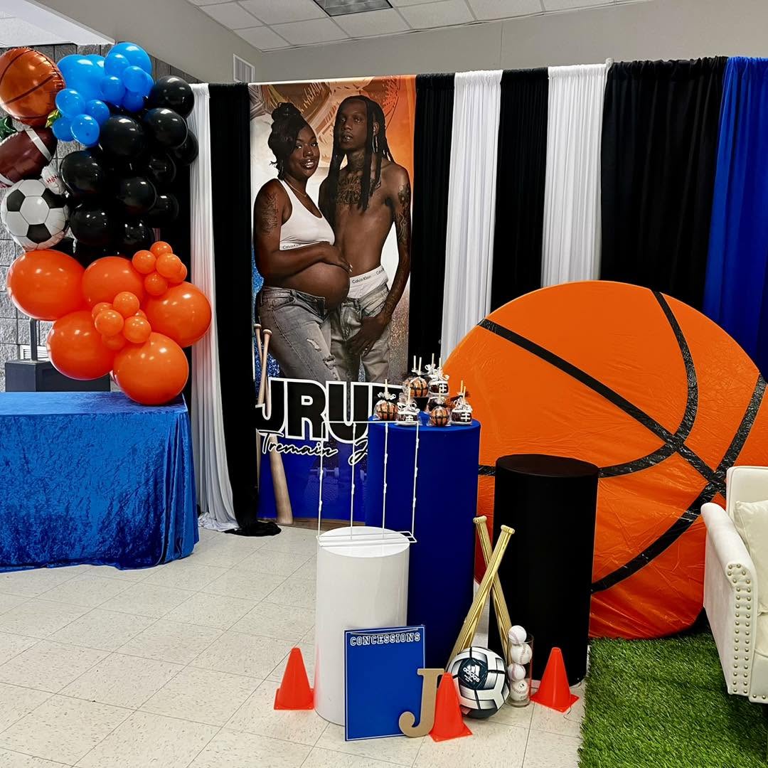 All-Star Sports baby shower theme by The Party Box & Co.